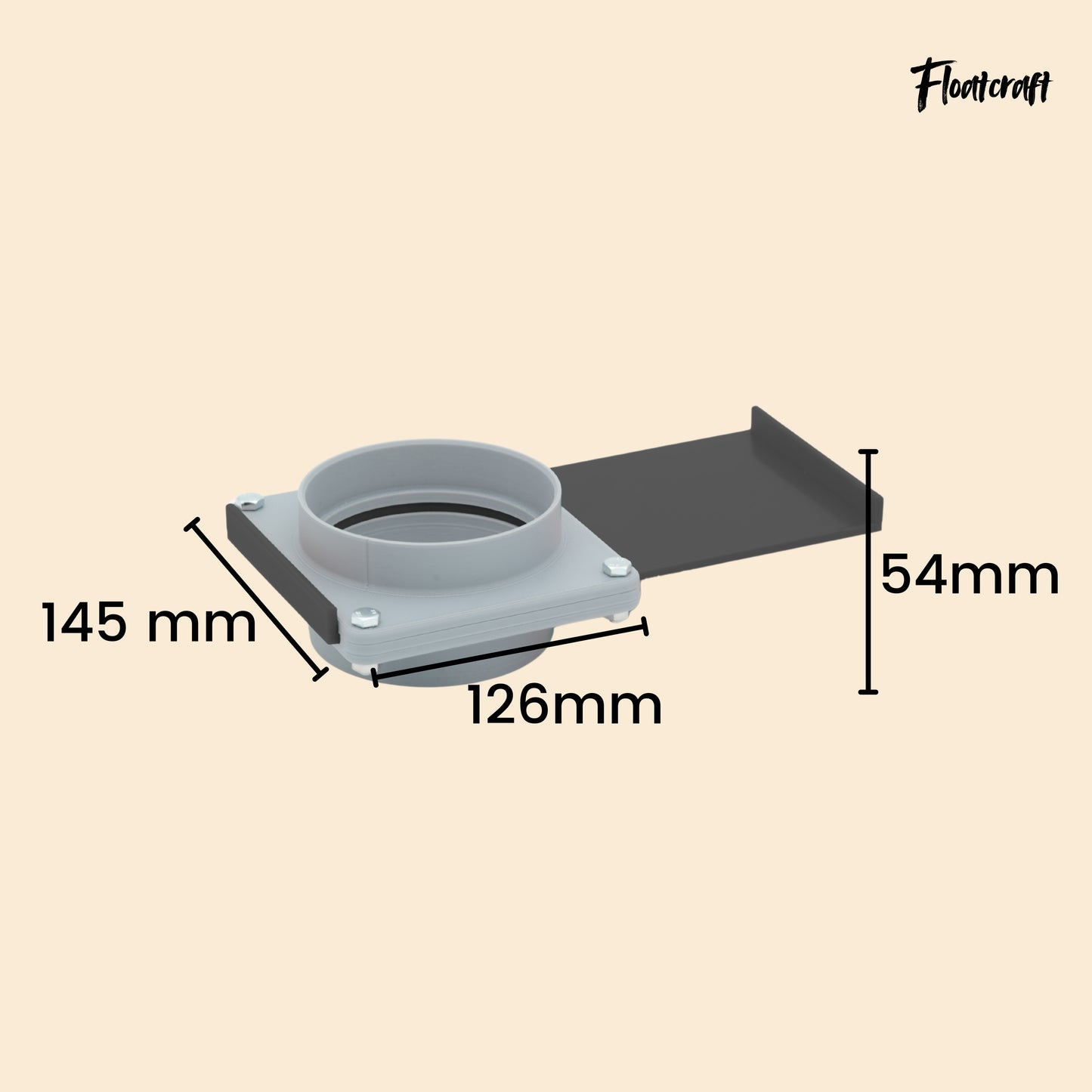 BlastGate DN110 Absperrschieber Sperrschieber Absauganlage Zyklonabscheider 110