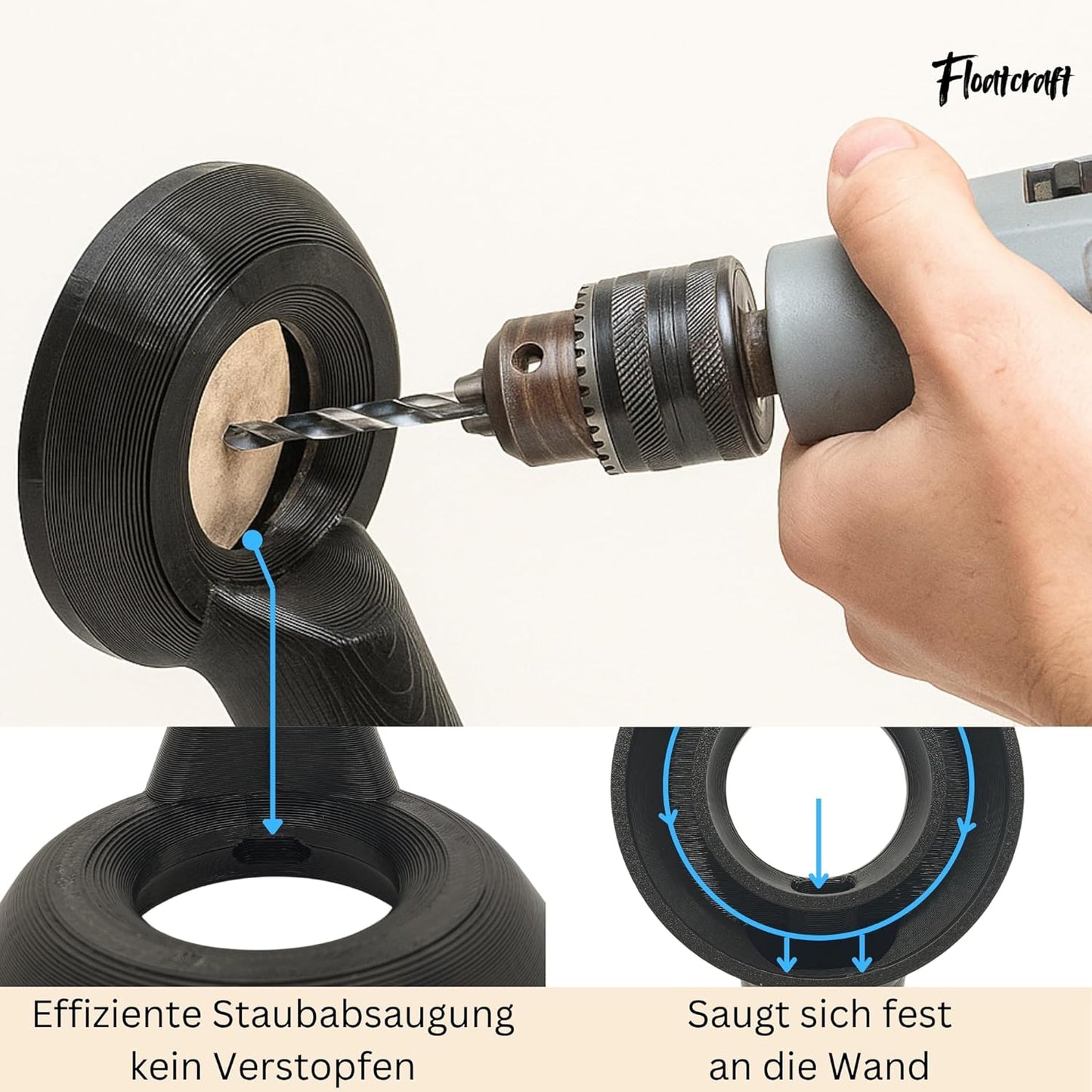 Bohrloch Absauger für Bohrmaschine