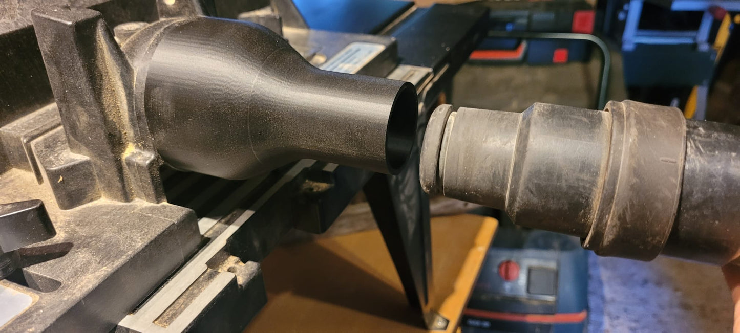 Sauganschlussadapter für Frästisch