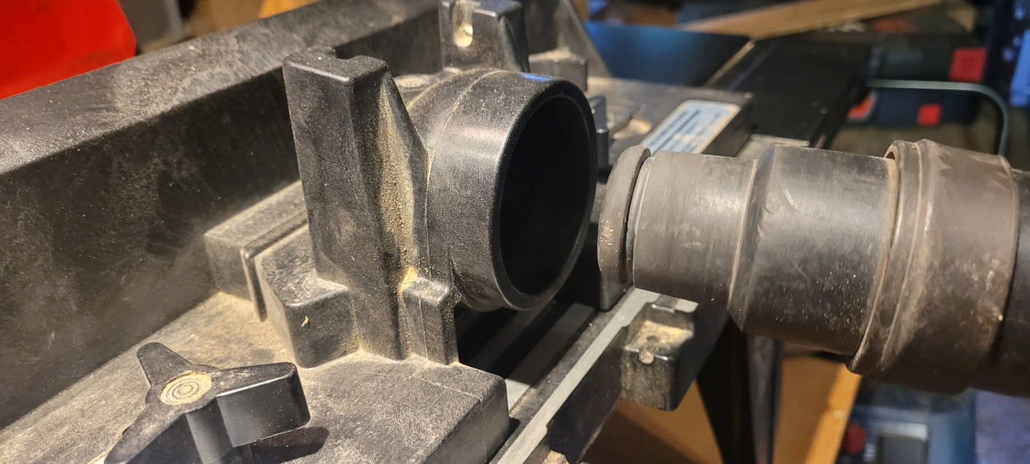 Sauganschlussadapter für Frästisch