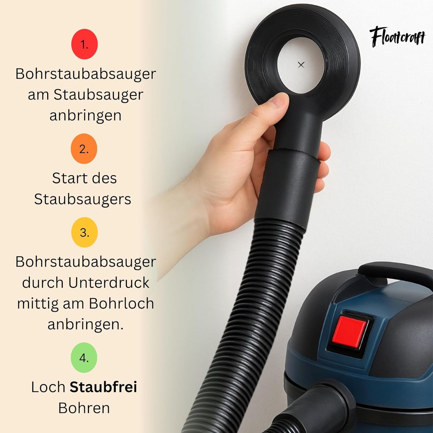 Bohrloch Absauger für Bohrmaschine